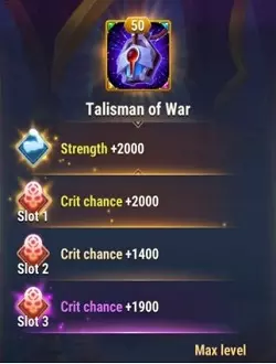 Talismã de Galahad Hero Wars Mobile