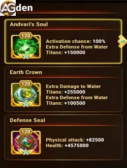 Artefatos do Titã Eden no Hero Wars Mobile