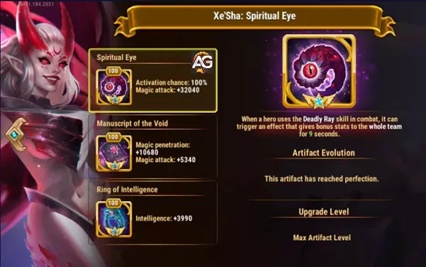 Artefatos de Xe'sha no Hero Wars Alliance