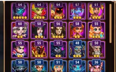 Equipe de iniciantes em Hero Wars Alliance