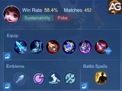 #Change Build com Emblema Ignição Letal MLBB MOBA